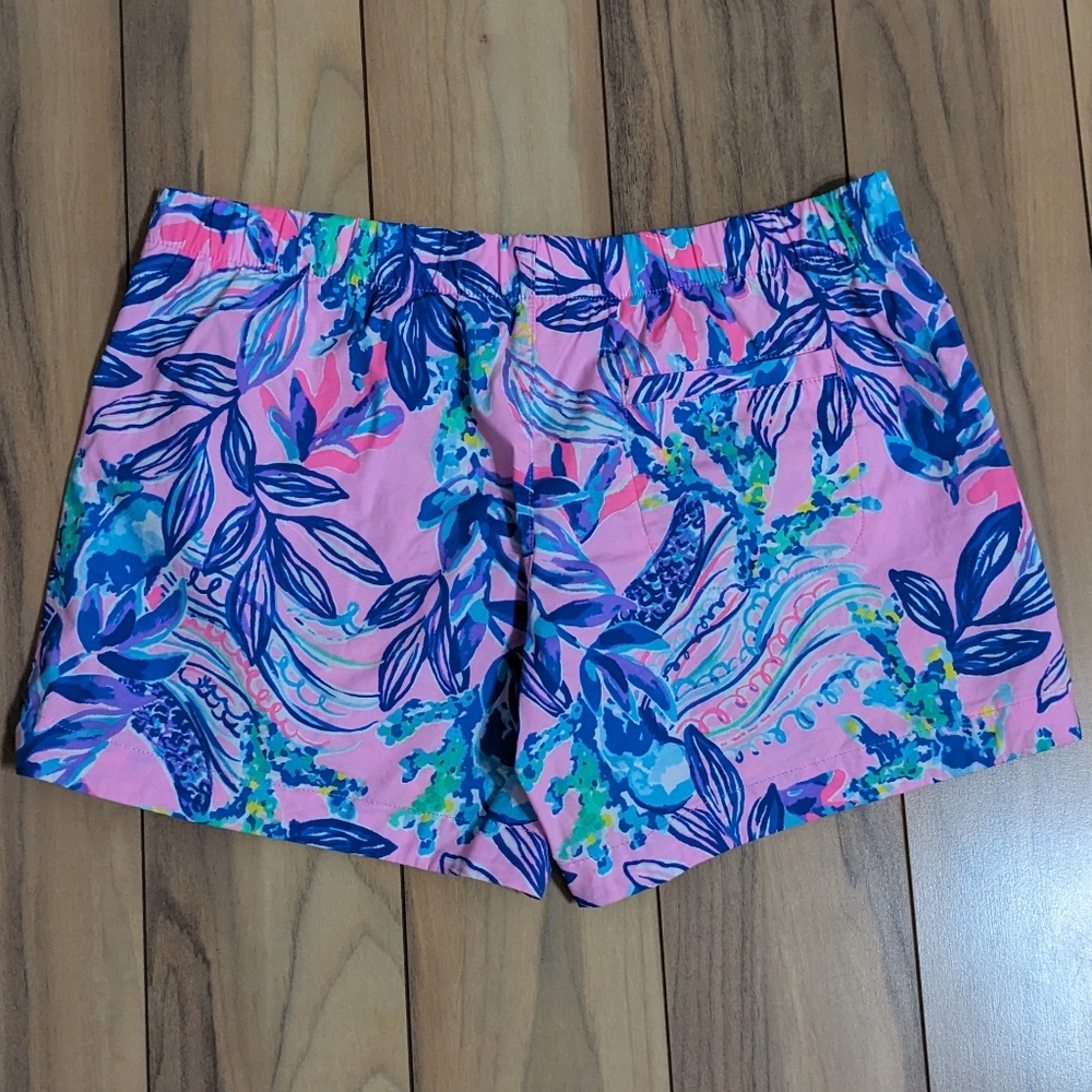 EUC! Lilly Pulitzer Ocean View Shorts Lilac Rose Just A Lil Jelly Size XS - Picture 11 of 12